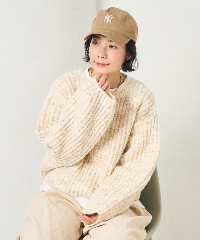 彩色紗點針織套頭衫