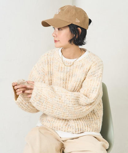 彩色紗點針織套頭衫