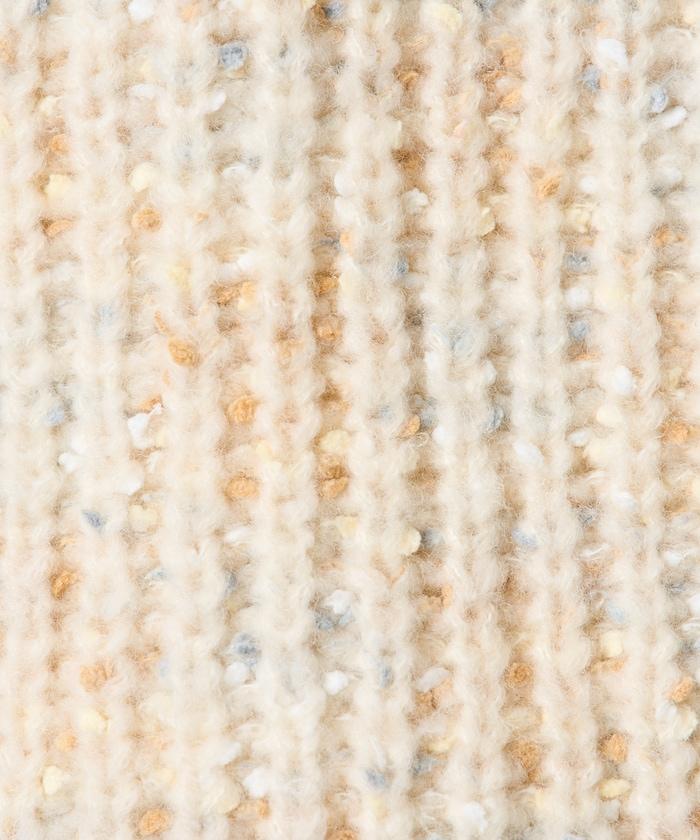 彩色紗點針織套頭衫