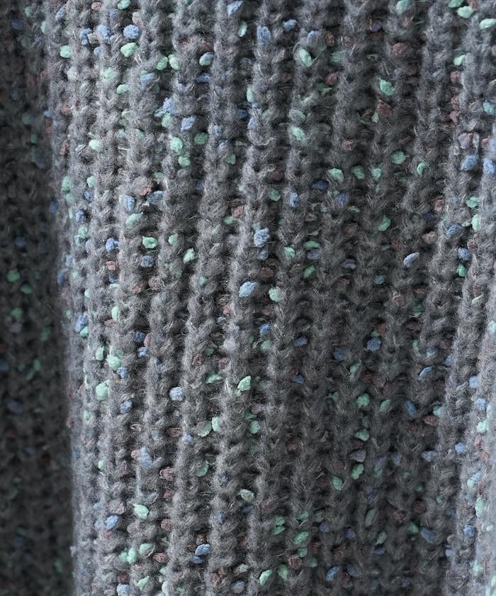 彩色紗點針織套頭衫