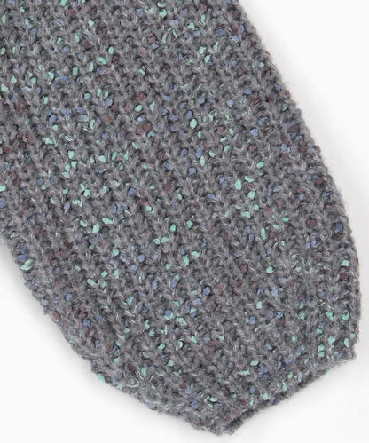 彩色紗點針織套頭衫