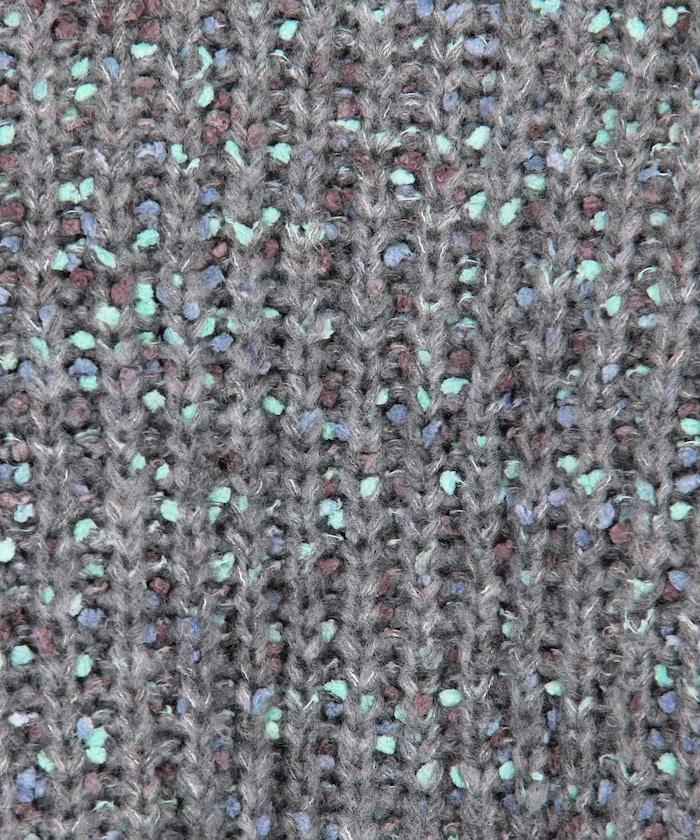 彩色紗點針織套頭衫