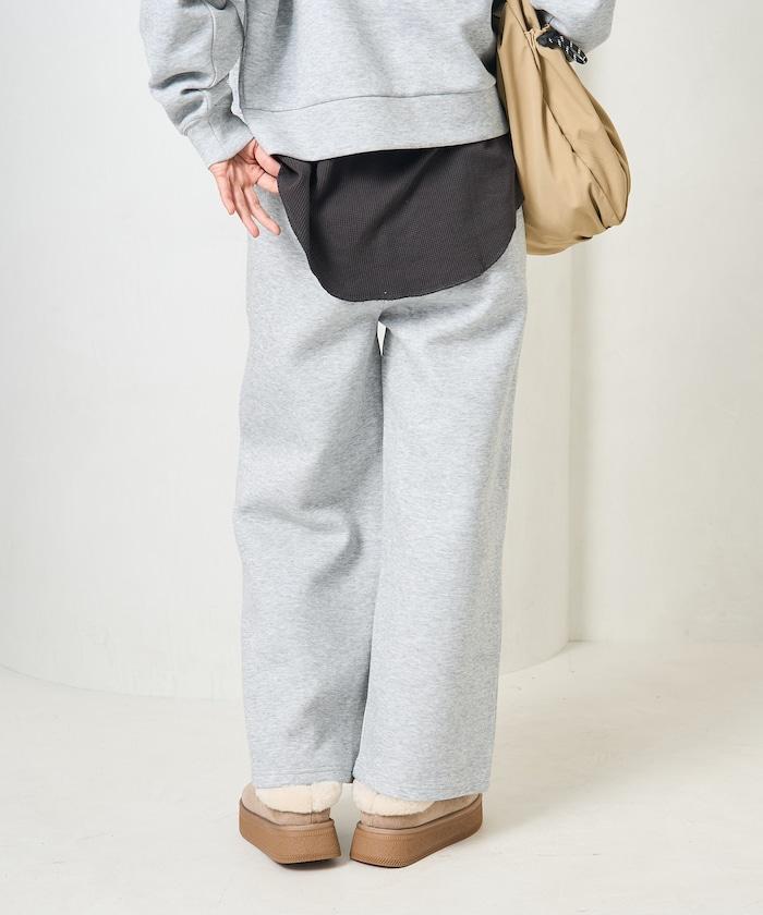 【套裝商品】粘合短款拉鍊連帽衛衣長褲套裝