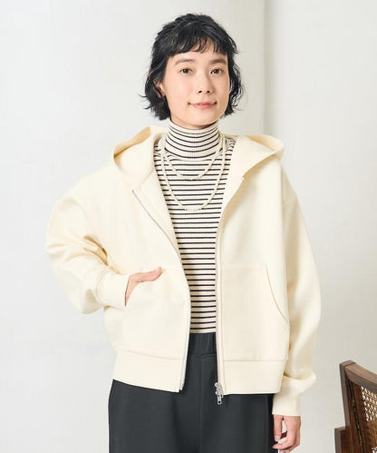 【套裝商品】粘合短款拉鍊連帽衛衣長褲套裝