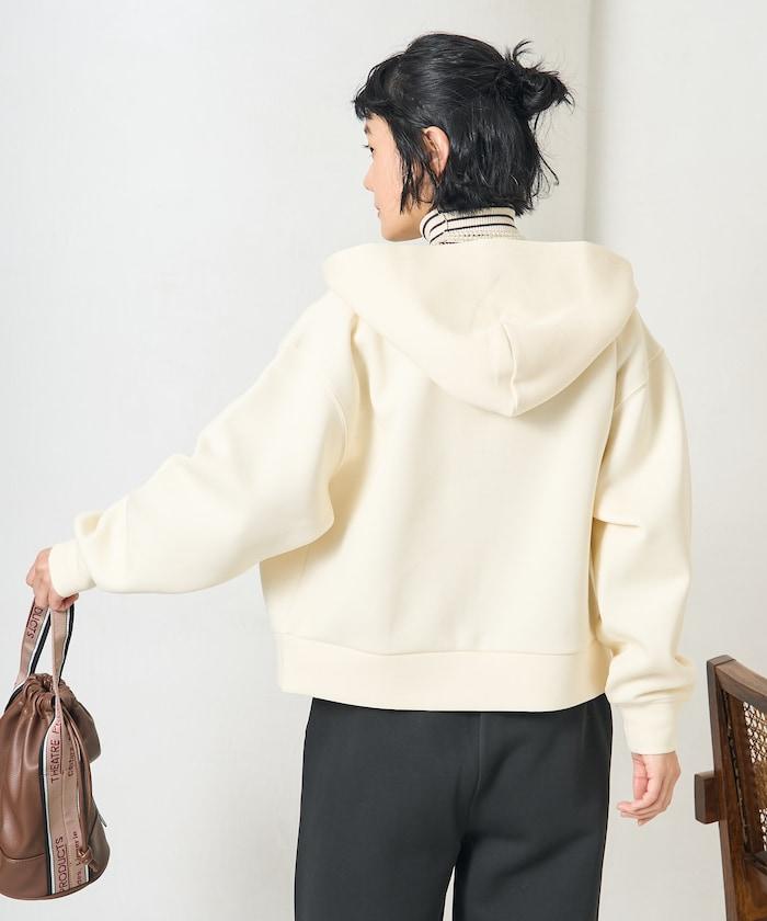 【套裝商品】粘合短款拉鍊連帽衛衣長褲套裝