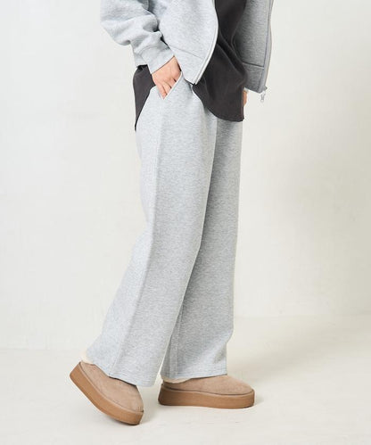 【套裝商品】粘合短款拉鍊連帽衛衣長褲套裝