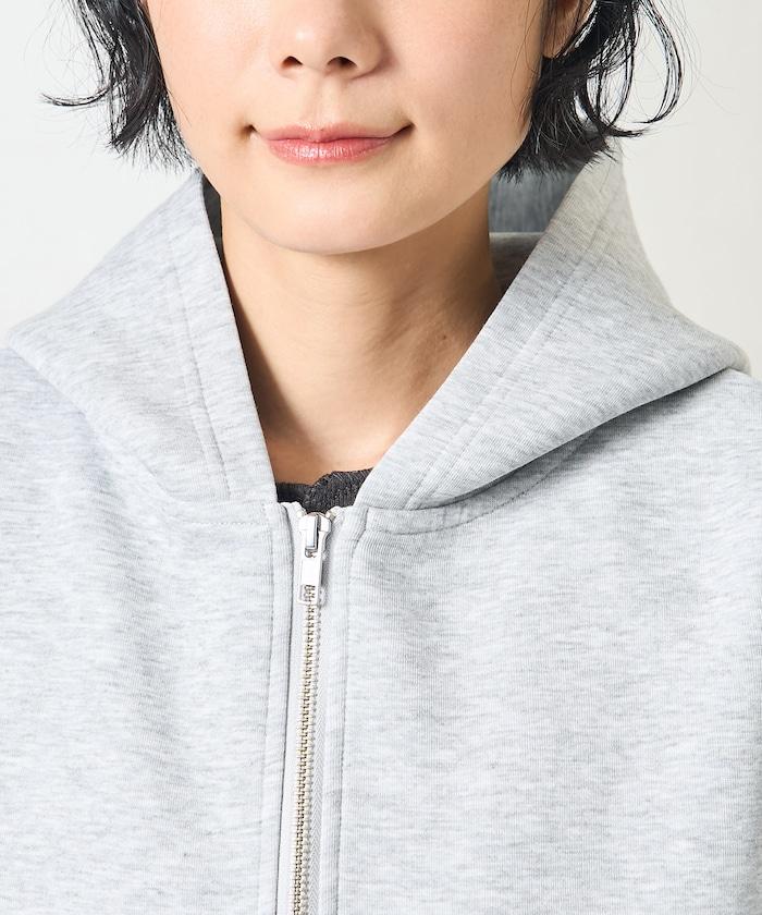 【套裝商品】粘合短款拉鍊連帽衛衣長褲套裝