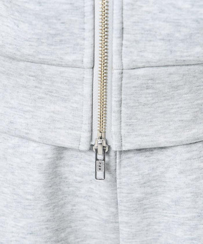 【套裝商品】粘合短款拉鍊連帽衛衣長褲套裝