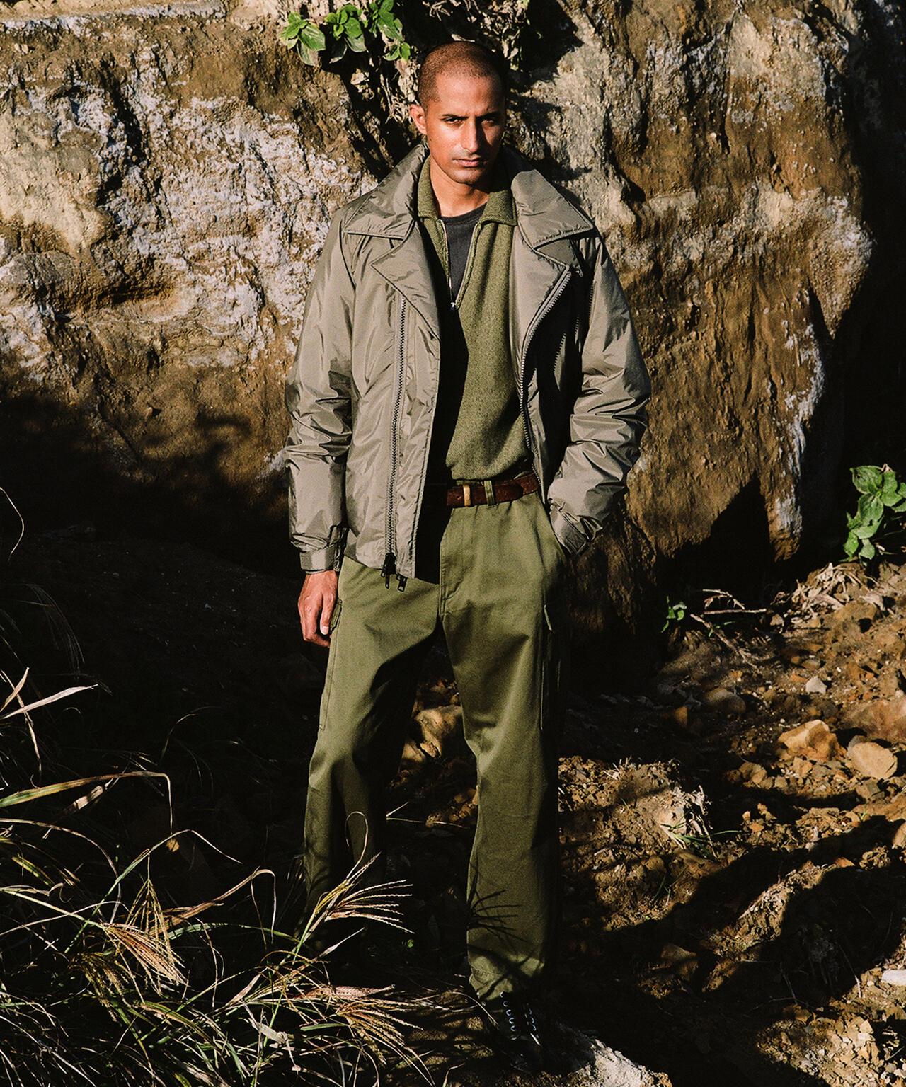 AURORA雙排扣羽絨夾克