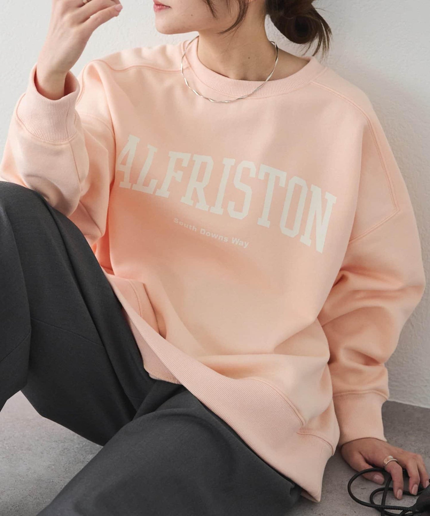 logo印花加絨衛衣套頭衫