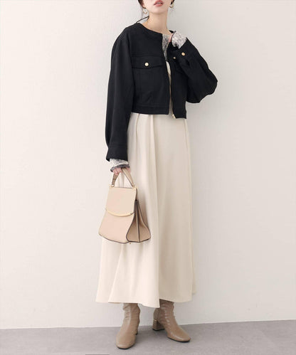 【natural couture】仿麂皮短夾克