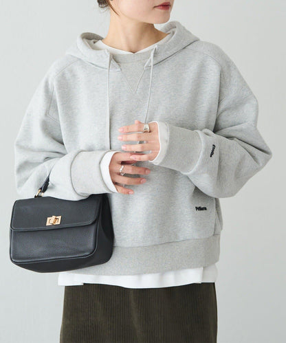 加絨衛衣短款連帽衫