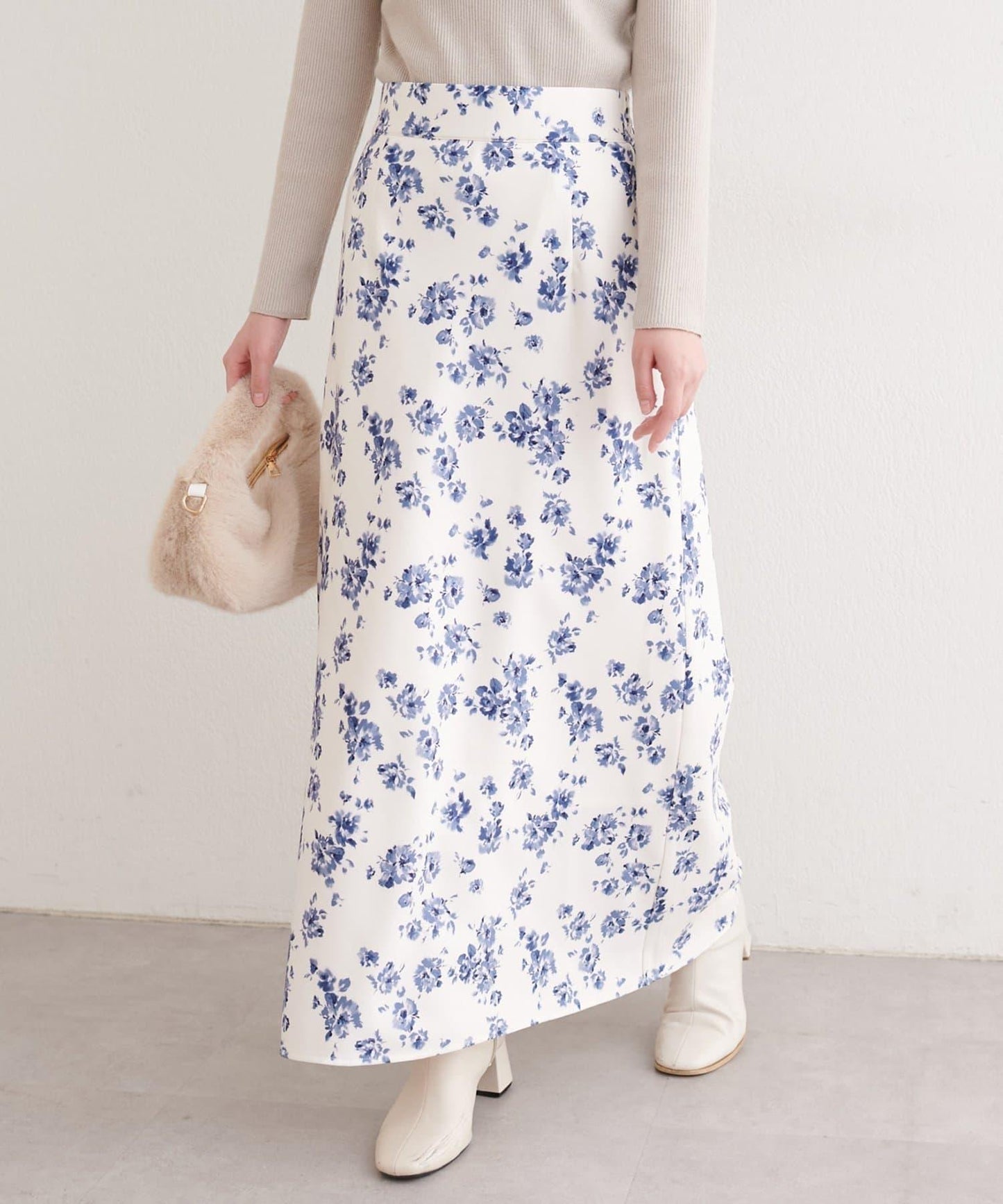 原創圖案可調節長度半身裙