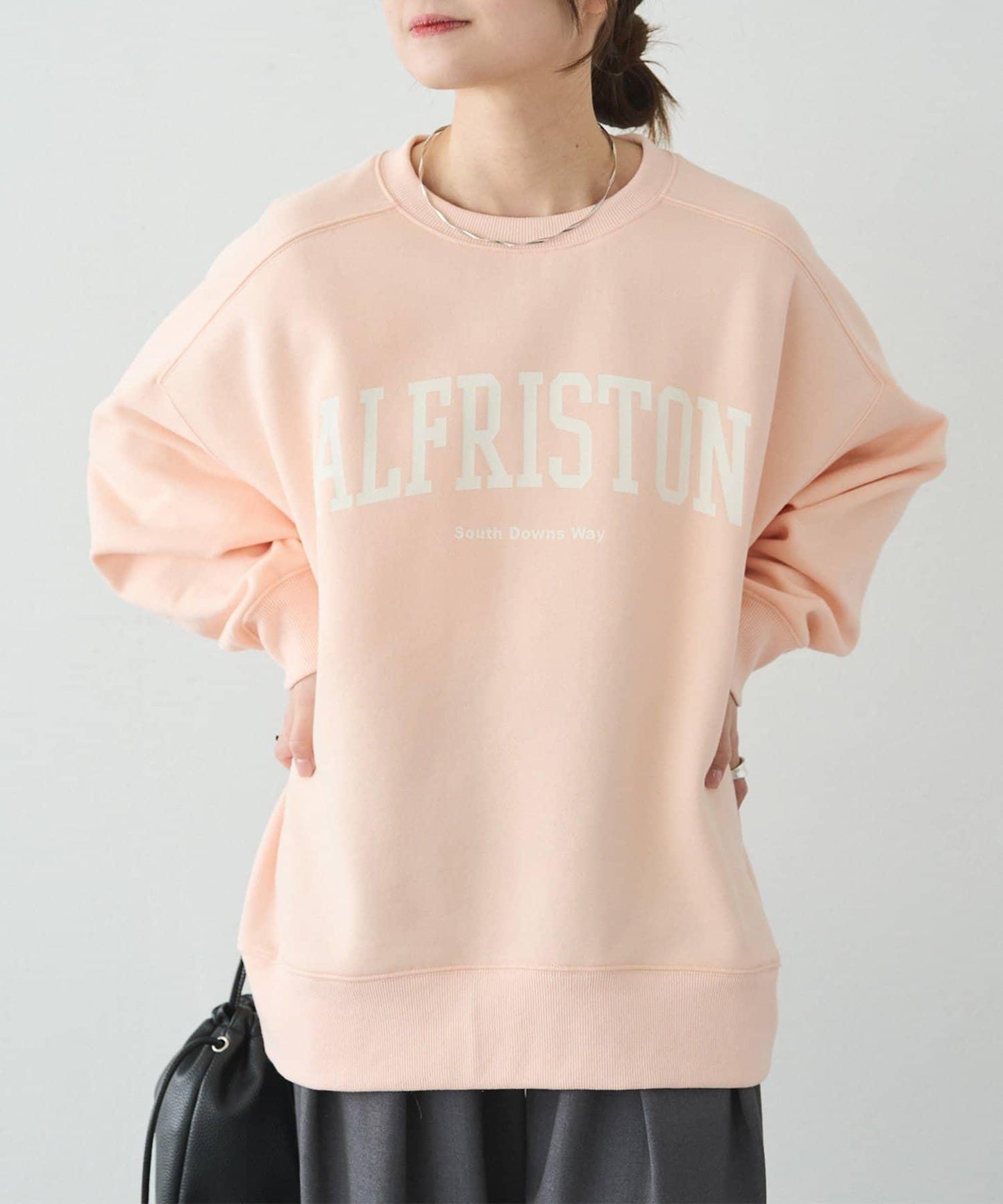 logo印花加絨衛衣套頭衫