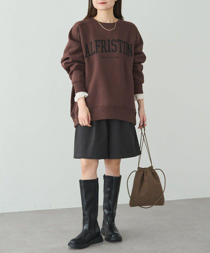 logo印花加絨衛衣套頭衫