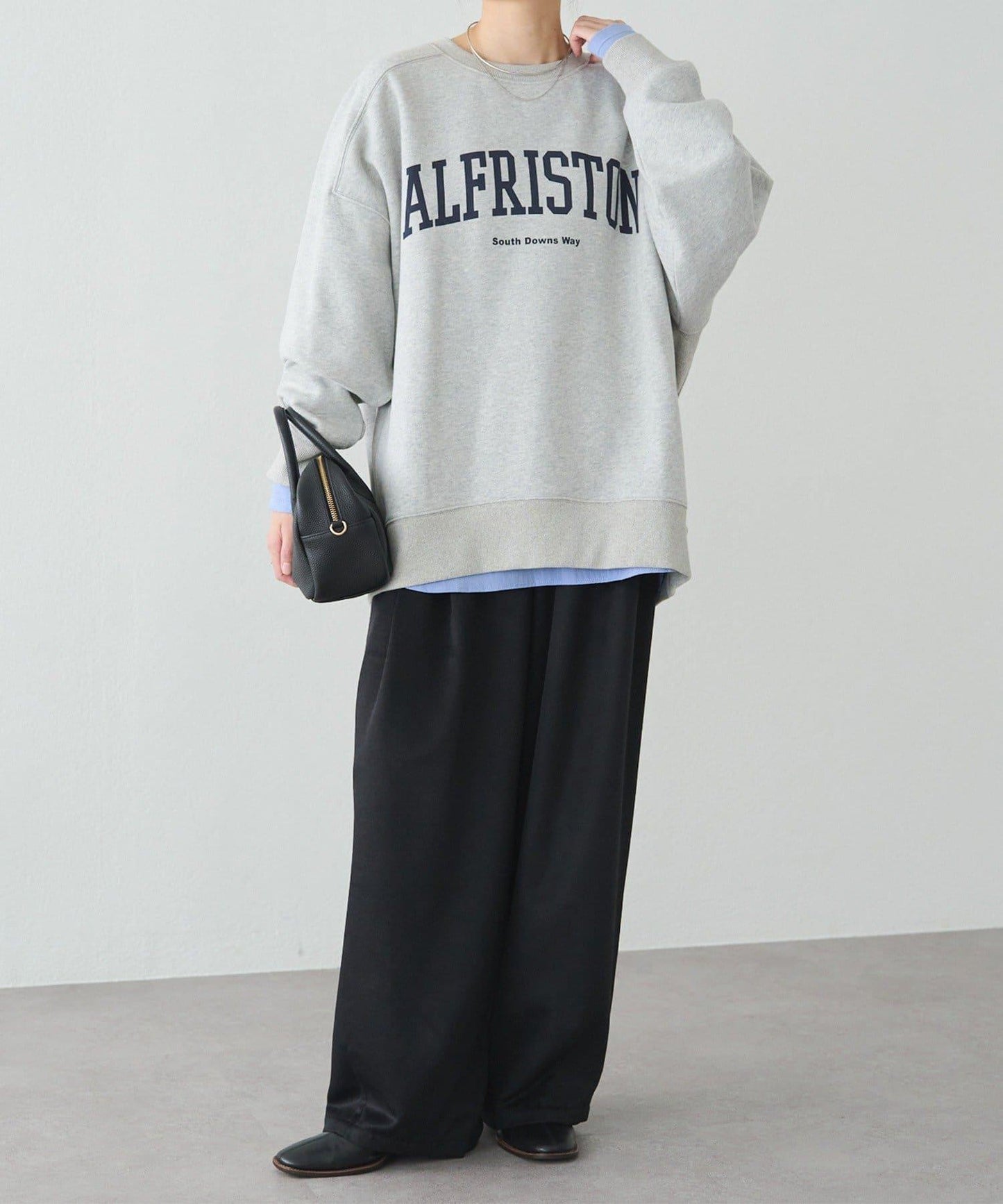 logo印花加絨衛衣套頭衫