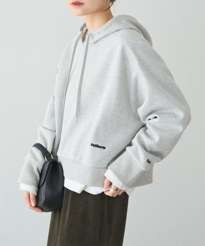 加絨衛衣短款連帽衫