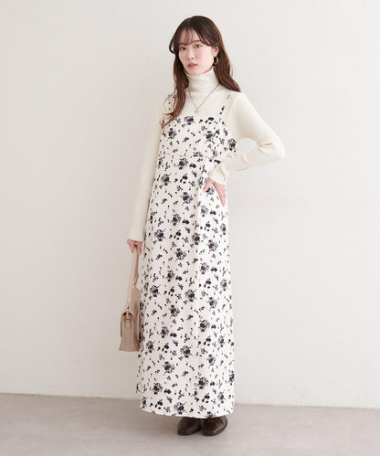 原創圖案吊帶連衣裙