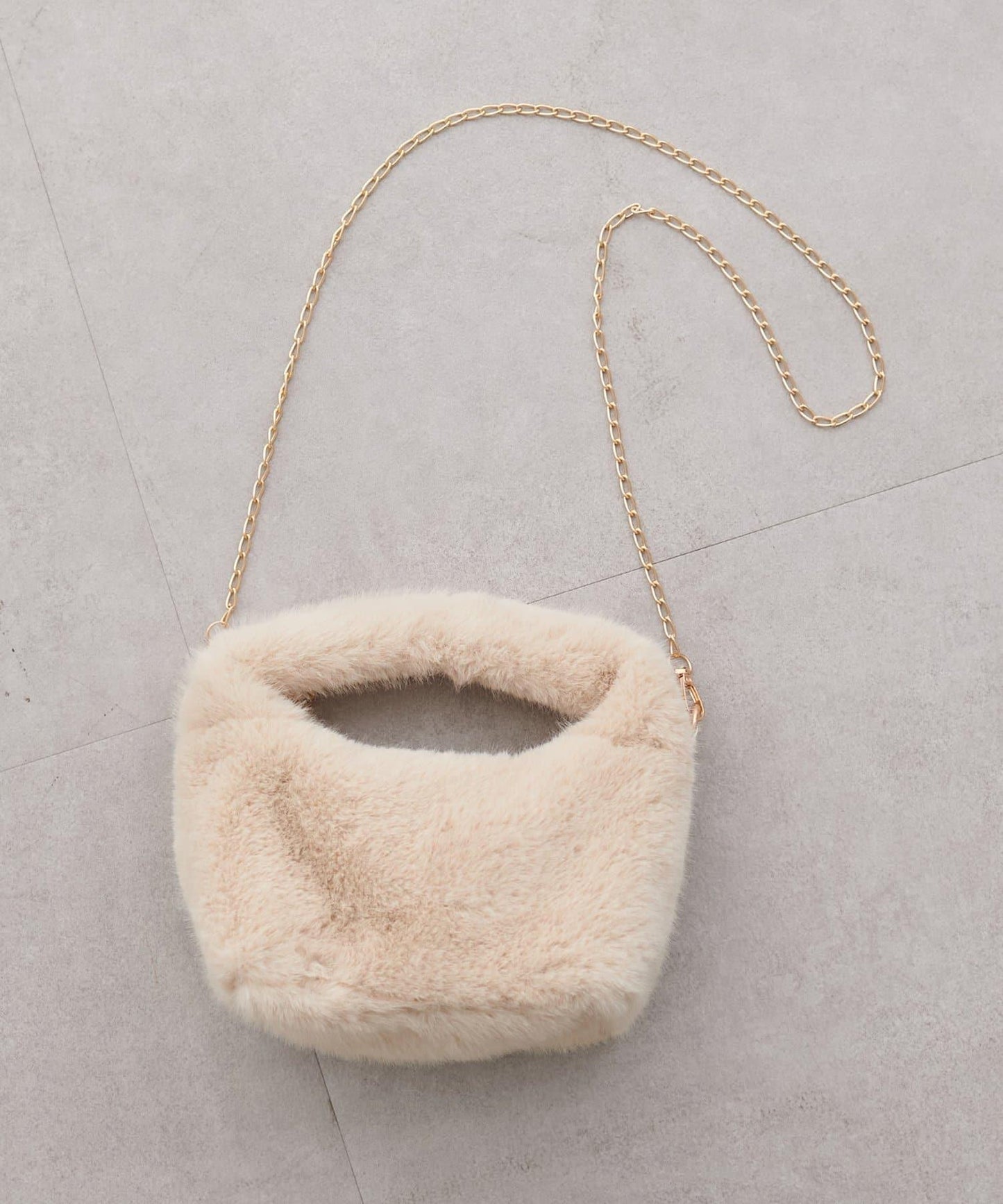 帶肩帶仿皮草包