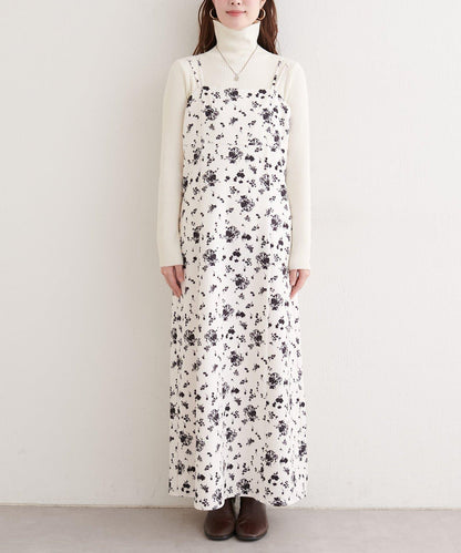 原創圖案吊帶連衣裙