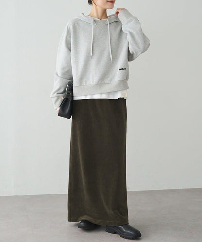 加絨衛衣短款連帽衫