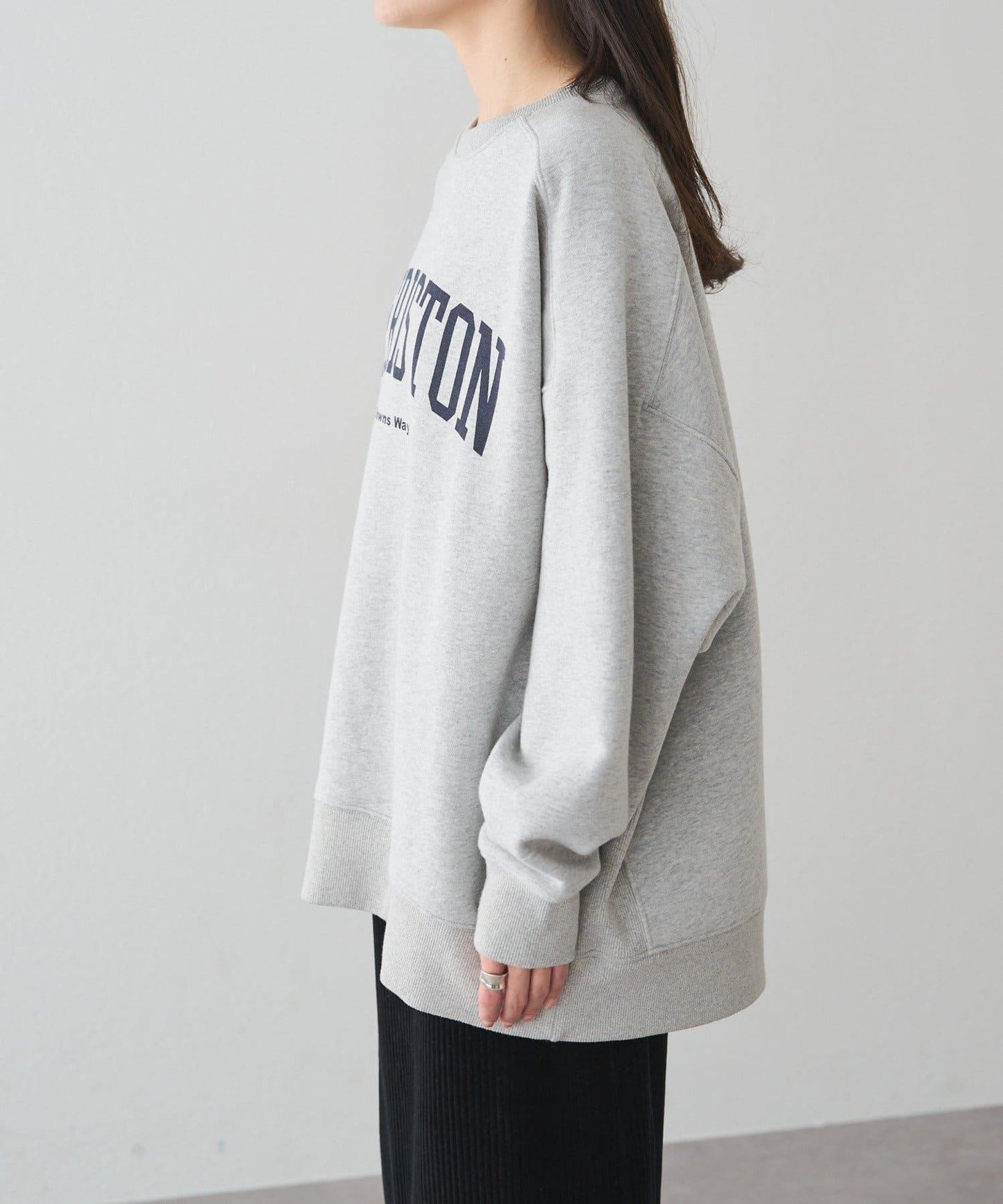 logo印花加絨衛衣套頭衫