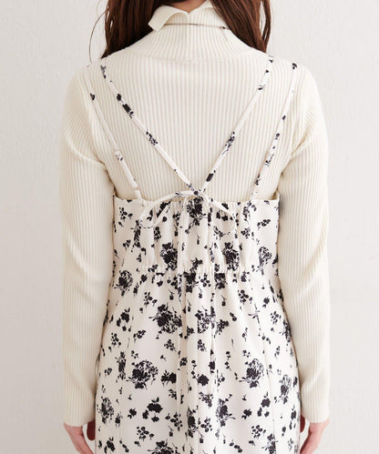 原創圖案吊帶連衣裙