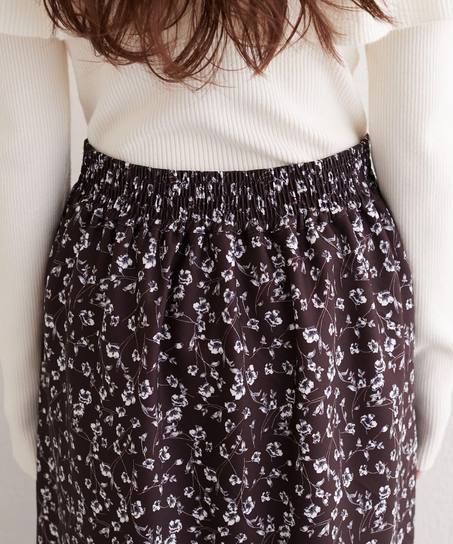 原創圖案可調節長度半身裙