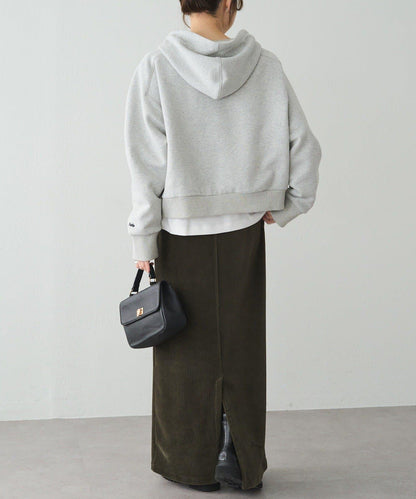 加絨衛衣短款連帽衫