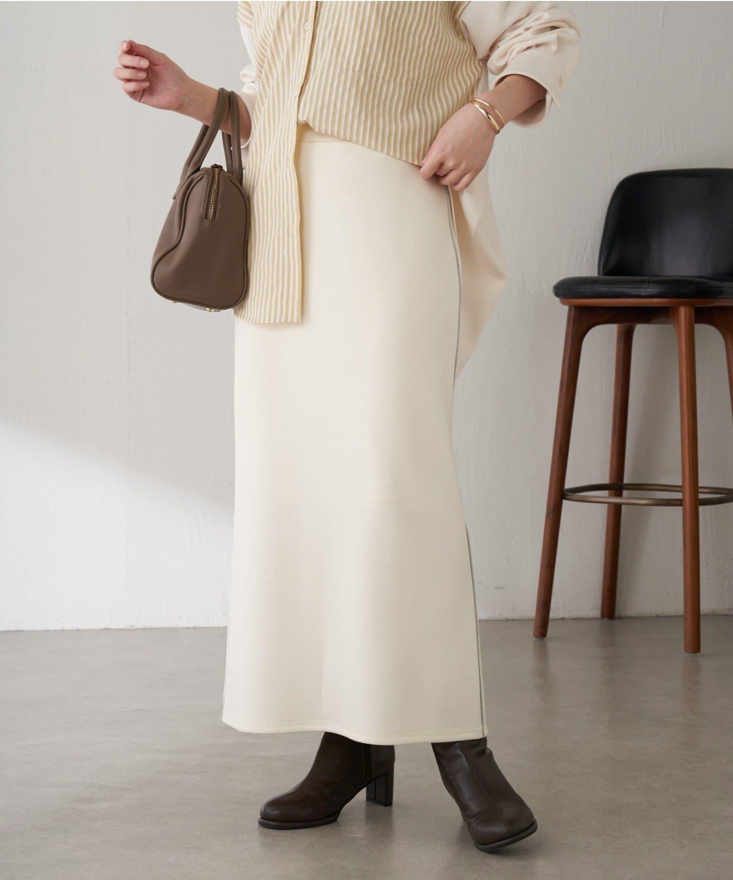 【彈力◎】側邊金屬紐扣包臀裙/禮服