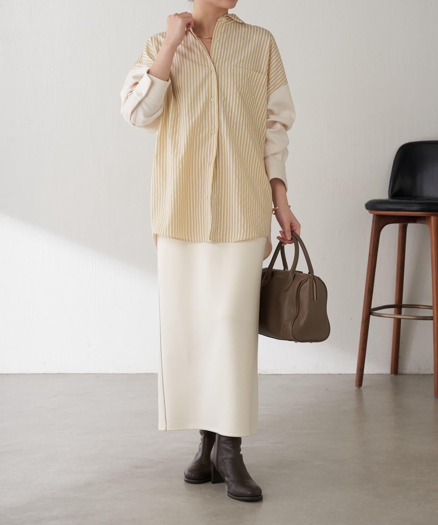 【彈力◎】側邊金屬紐扣包臀裙/禮服