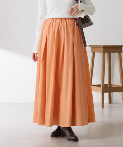 【全鬆緊腰】褶皺半身裙