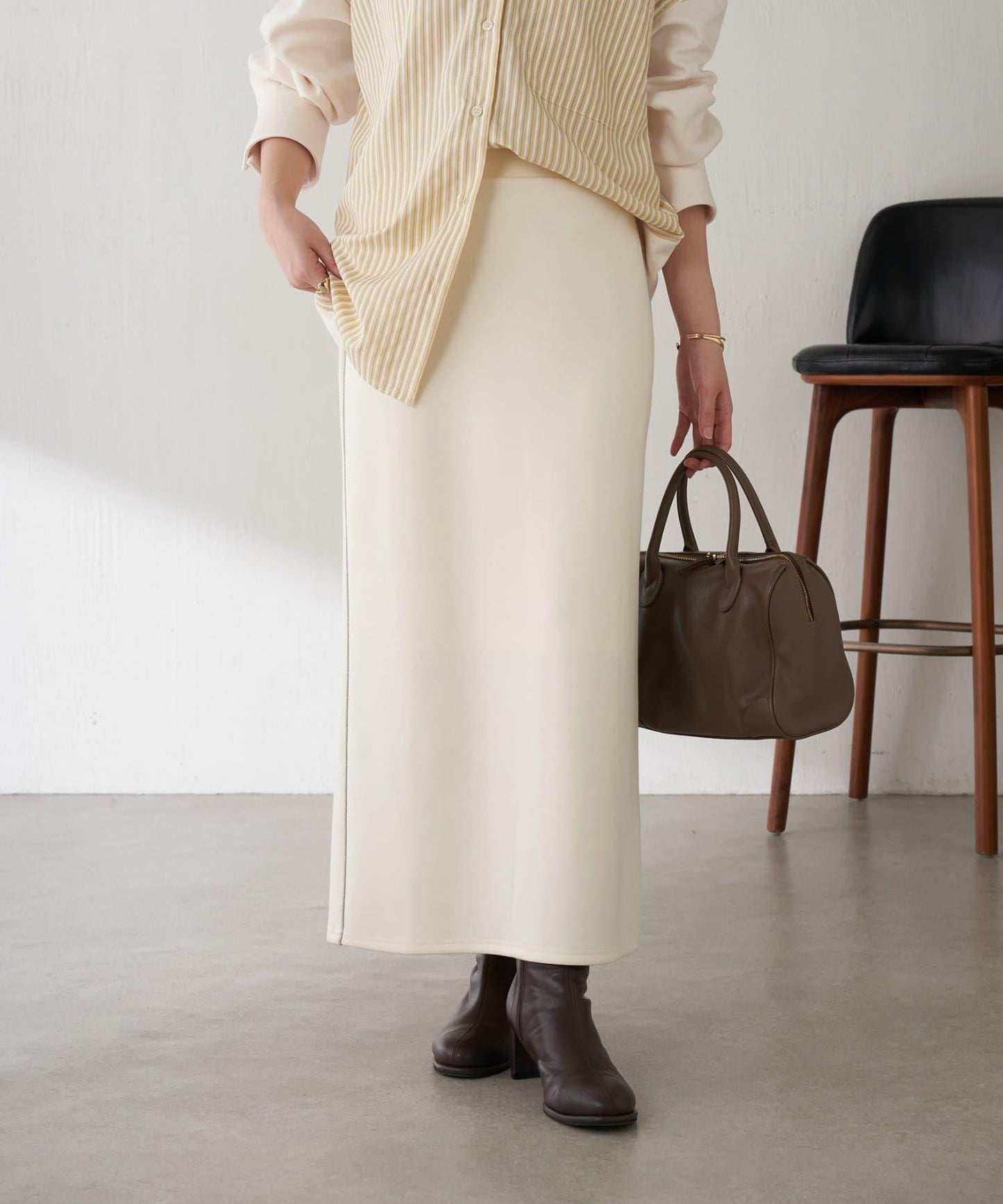 【彈力◎】側邊金屬紐扣包臀裙/禮服