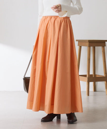 【全鬆緊腰】褶皺半身裙