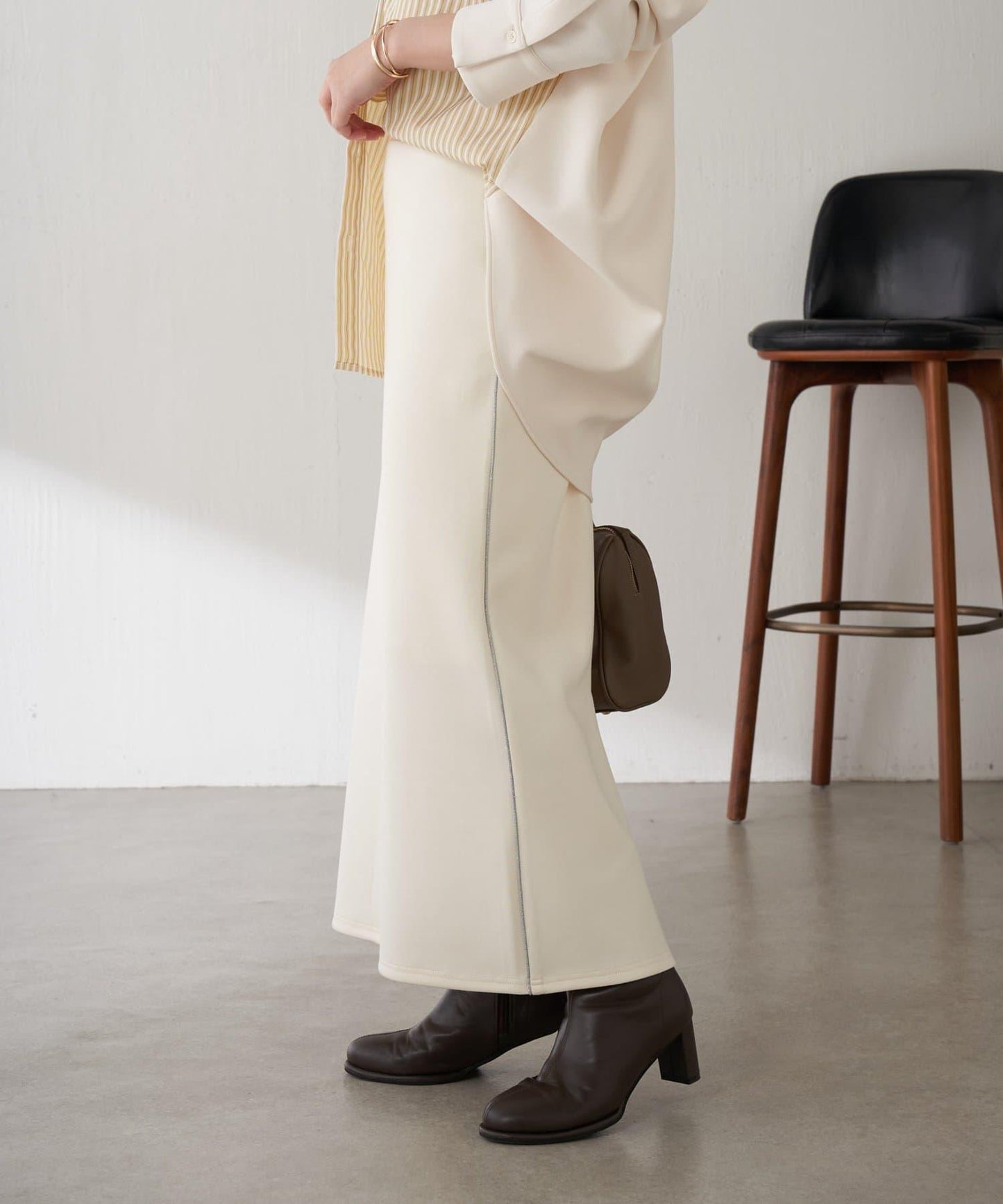 【彈力◎】側邊金屬紐扣包臀裙/禮服