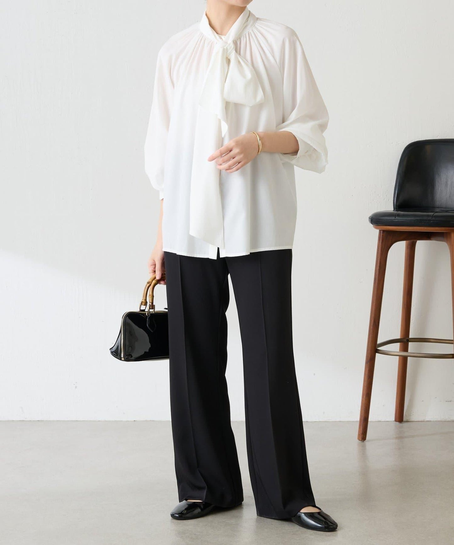 【領結可拆卸】2WAY領結襯衫/禮服