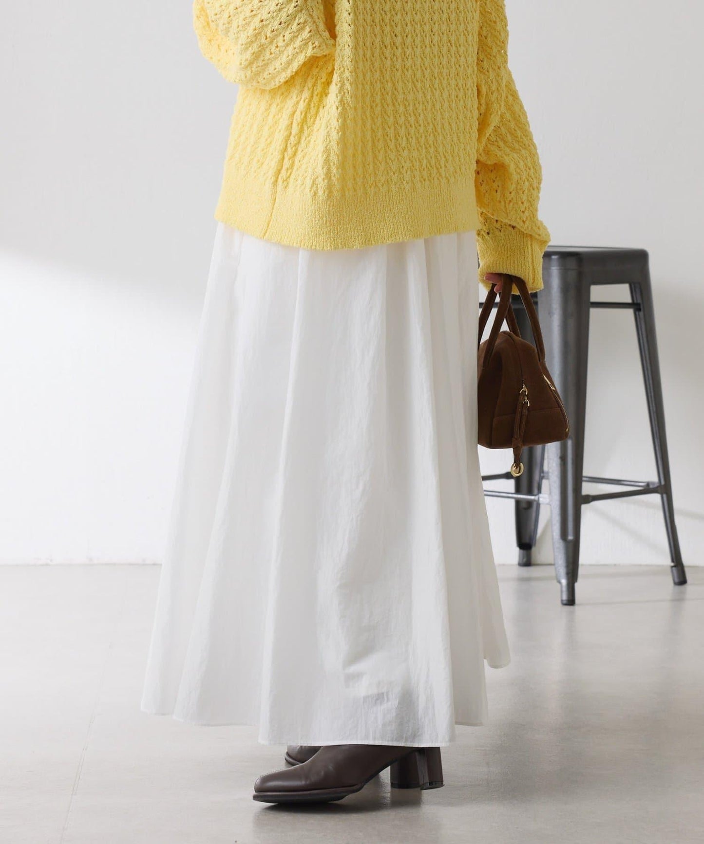 【全鬆緊腰】褶皺半身裙