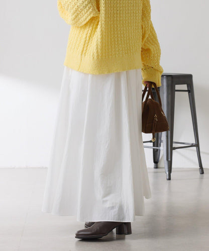 【全鬆緊腰】褶皺半身裙