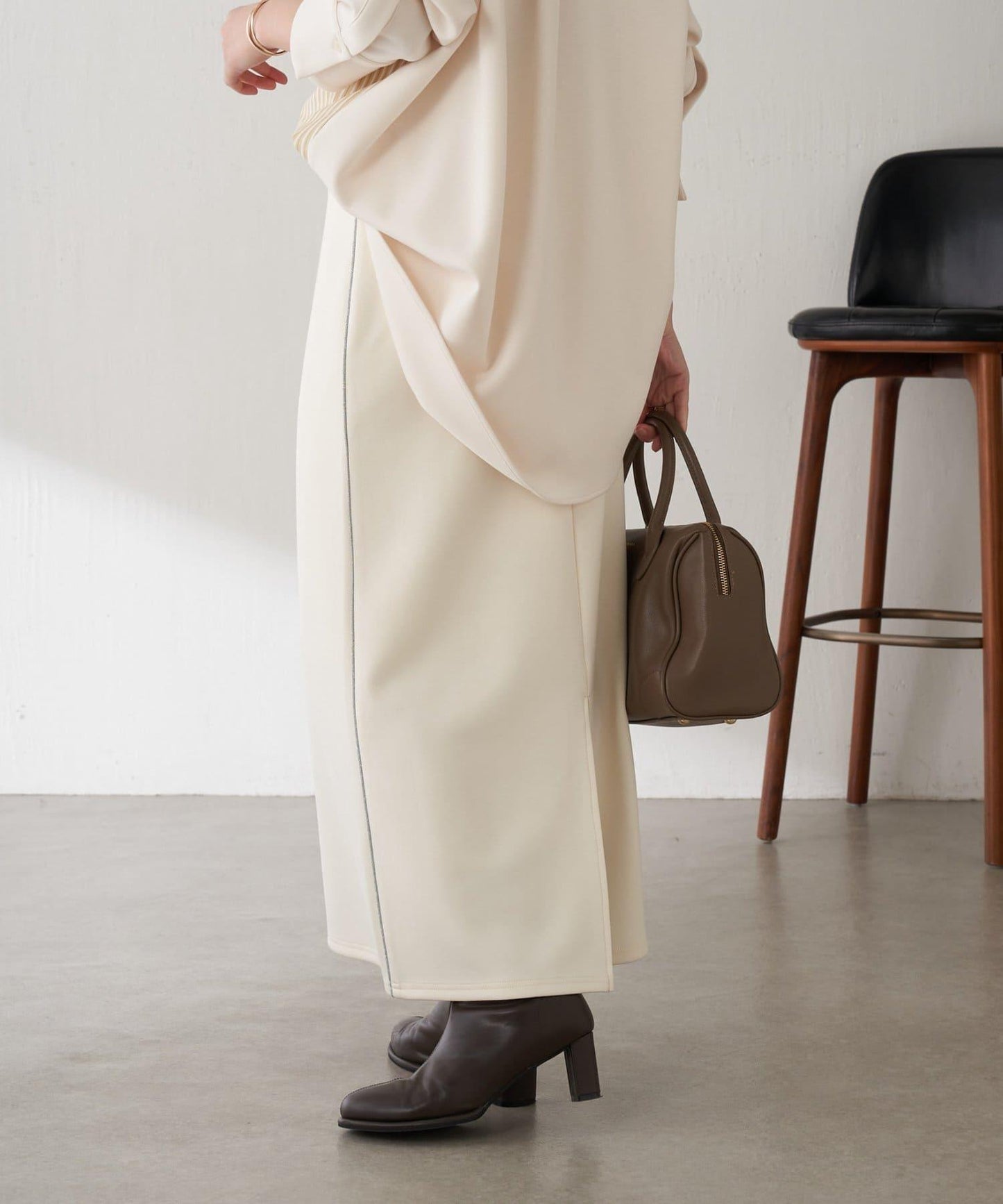 【彈力◎】側邊金屬紐扣包臀裙/禮服