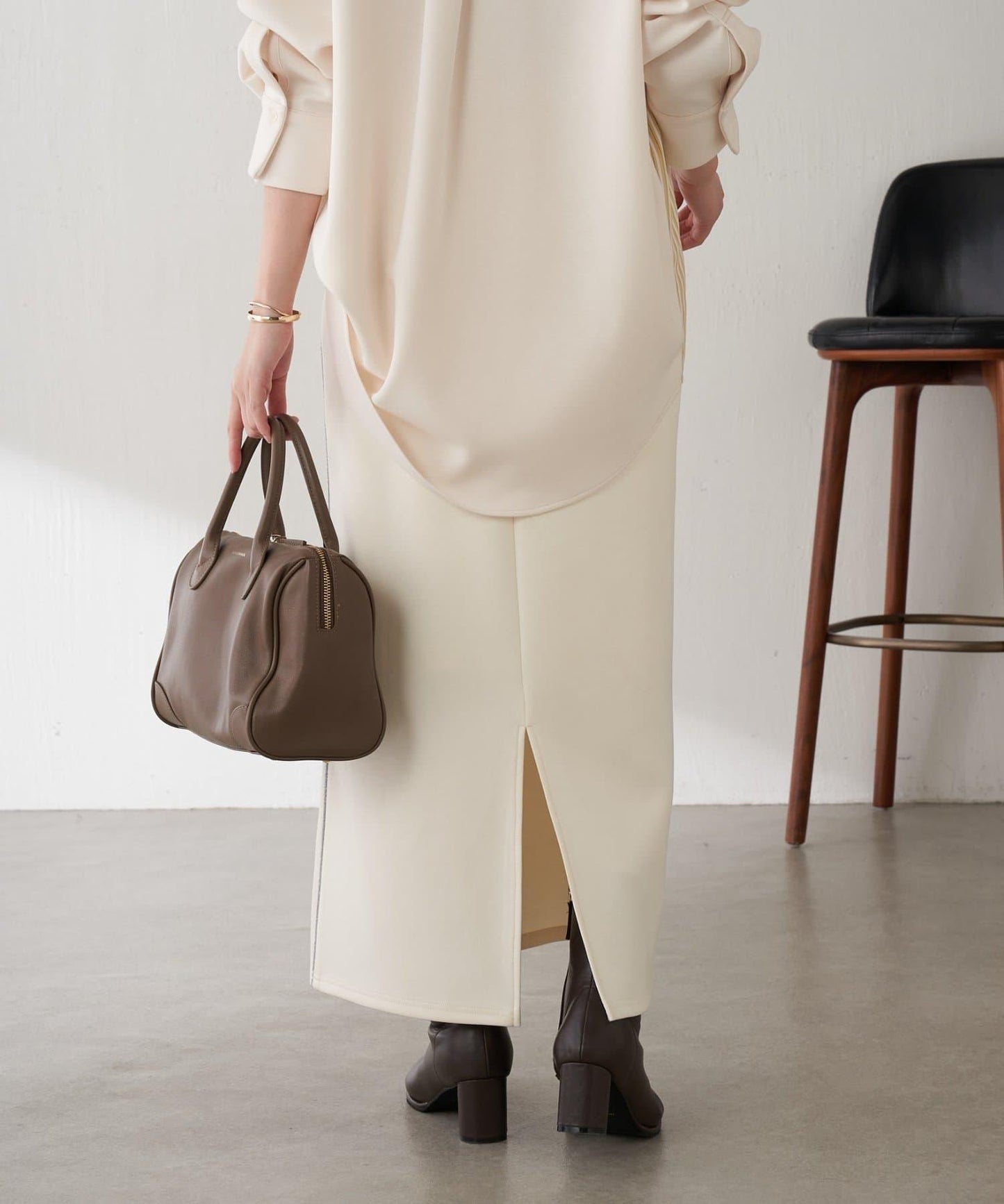 【彈力◎】側邊金屬紐扣包臀裙/禮服