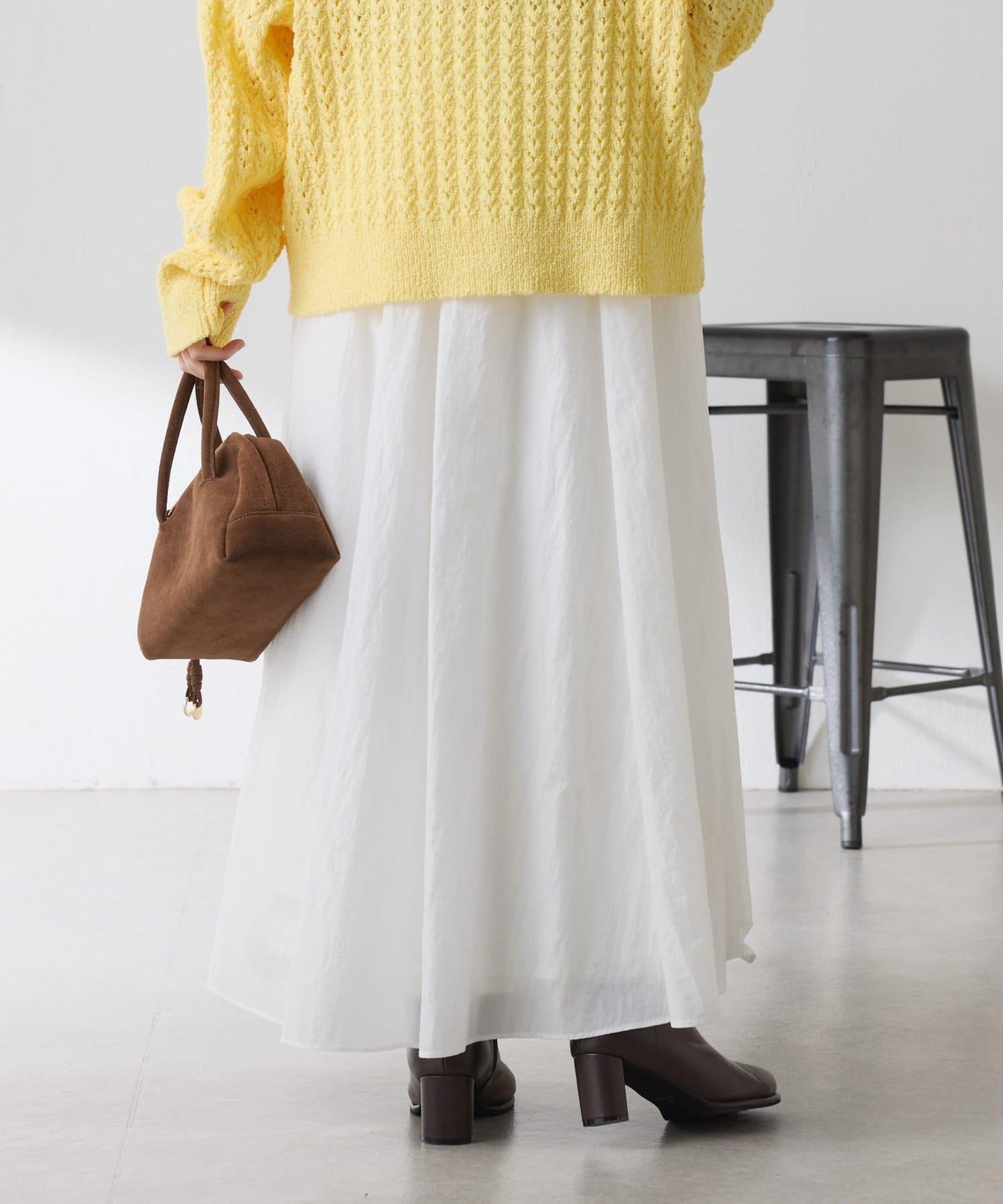 【全鬆緊腰】褶皺半身裙