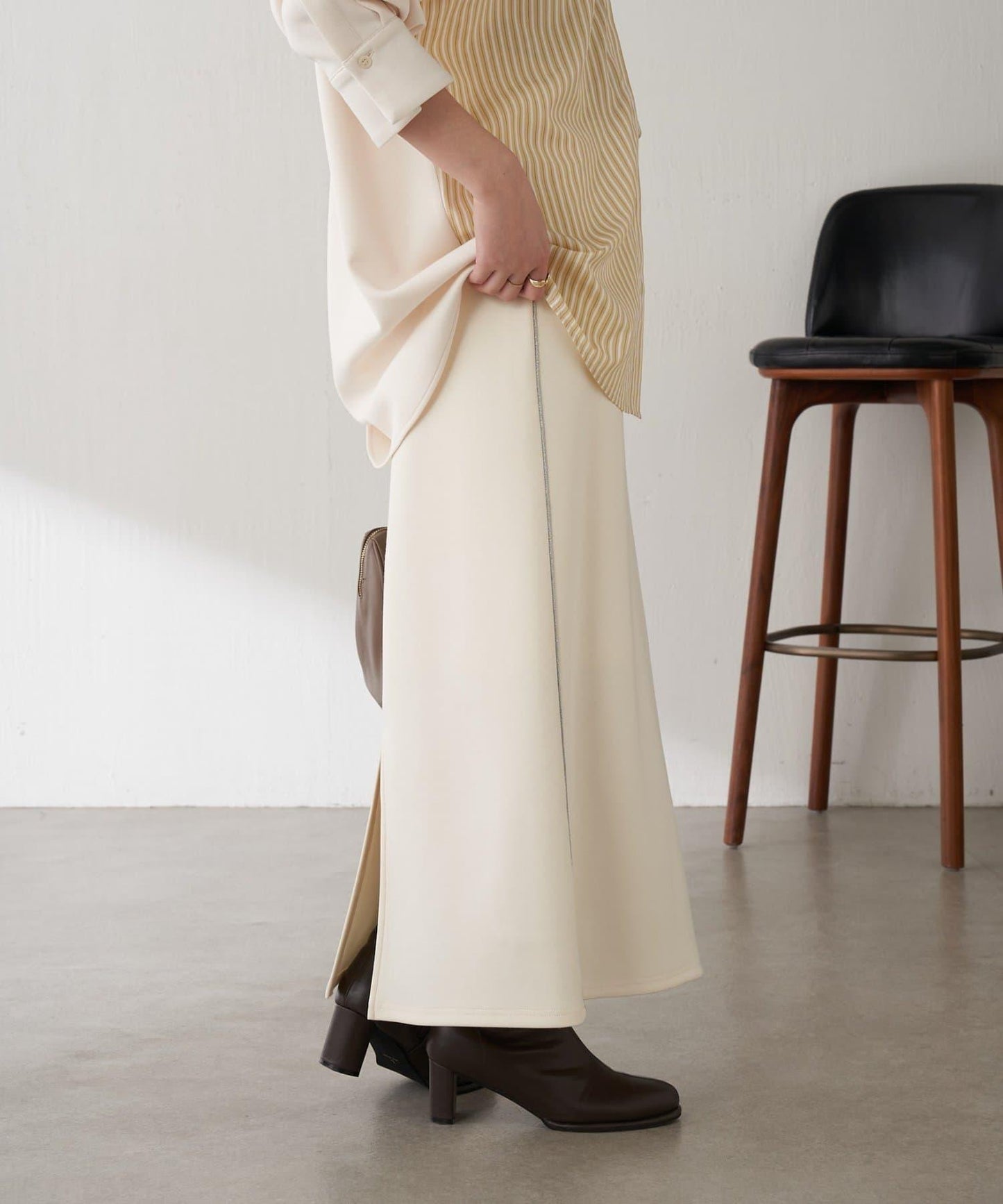 【彈力◎】側邊金屬紐扣包臀裙/禮服