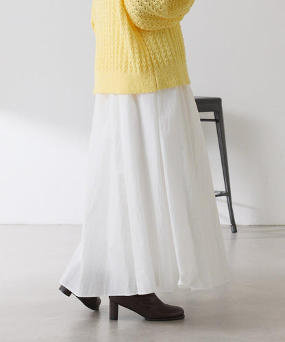 【全鬆緊腰】褶皺半身裙