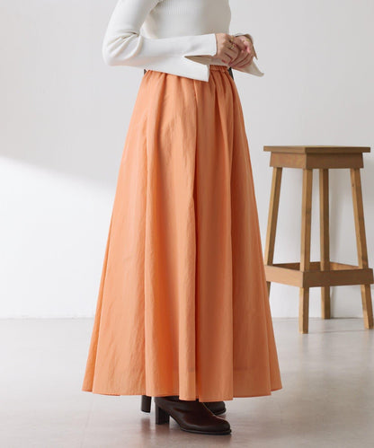 【全鬆緊腰】褶皺半身裙