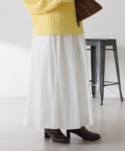 【全鬆緊腰】褶皺半身裙