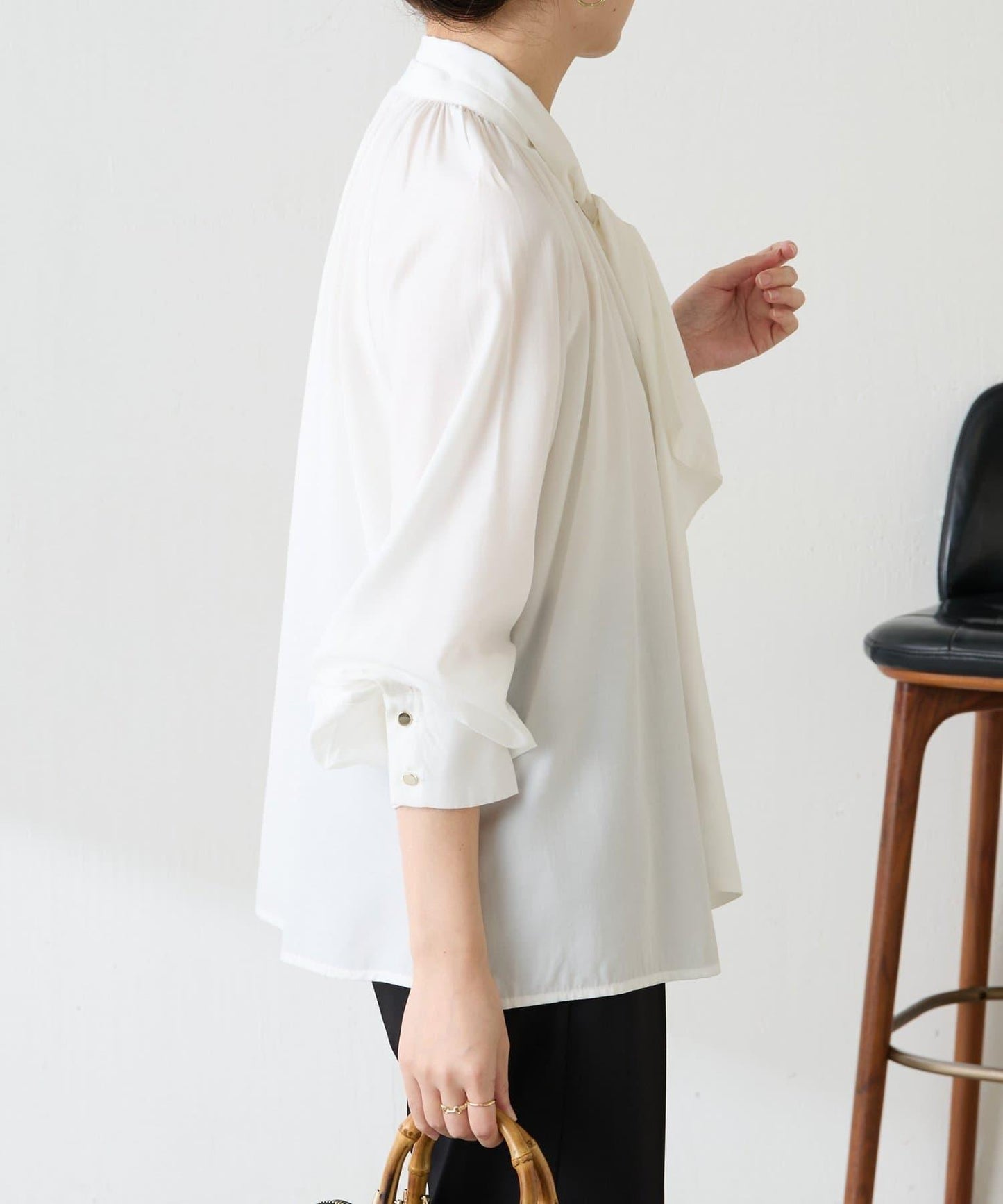 【領結可拆卸】2WAY領結襯衫/禮服