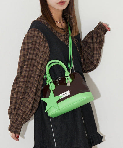 【GRAIN/グレイン】星形吊墜琺琅波士頓包