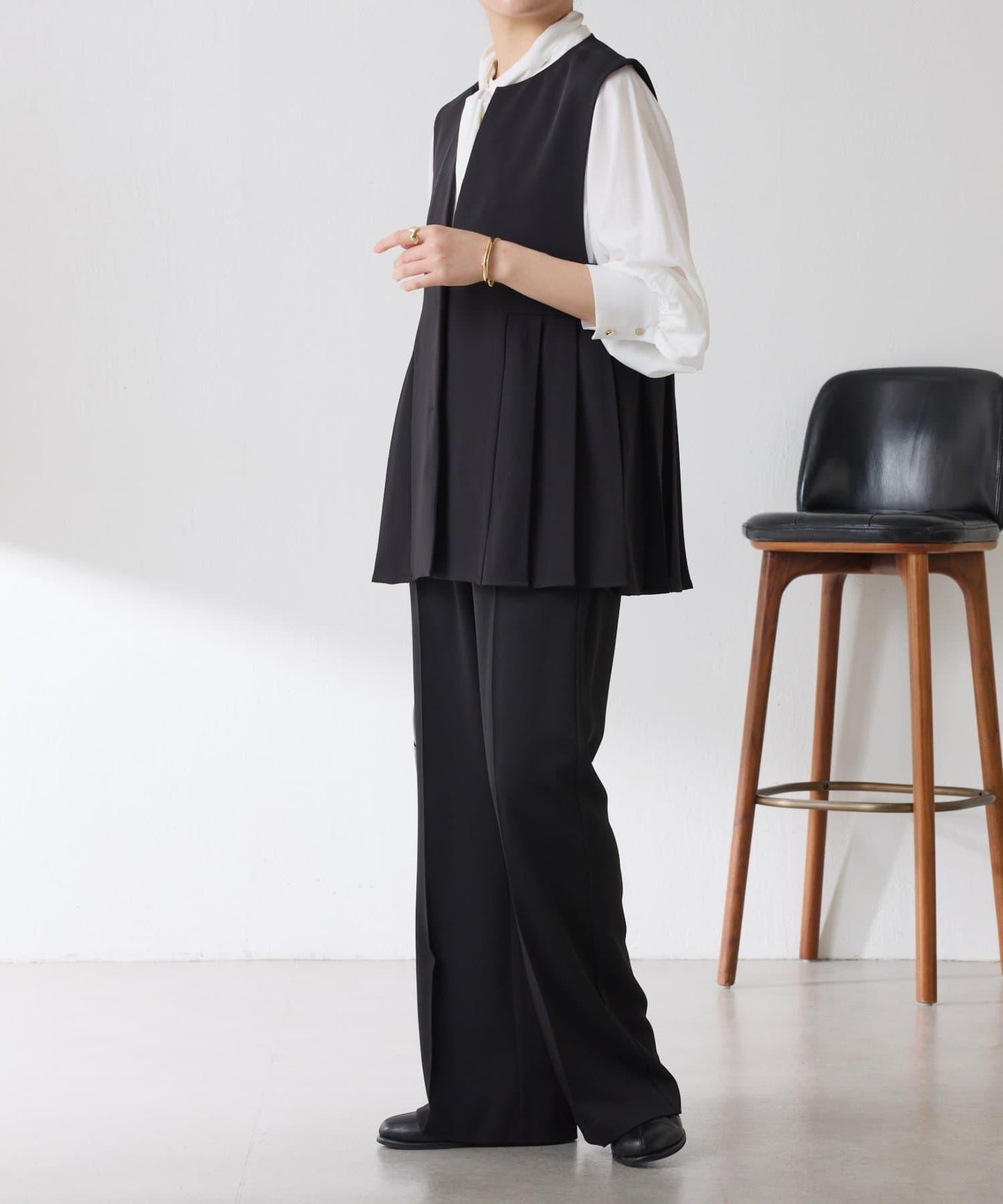 【2尺碼可選】斜紋喇叭褲/套裝/禮服