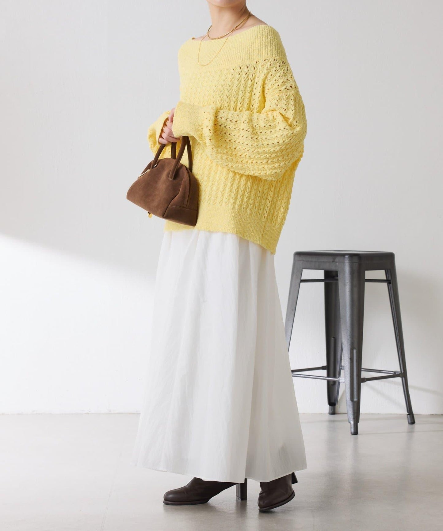 【可穿至春季】蕾絲拼接針織衫