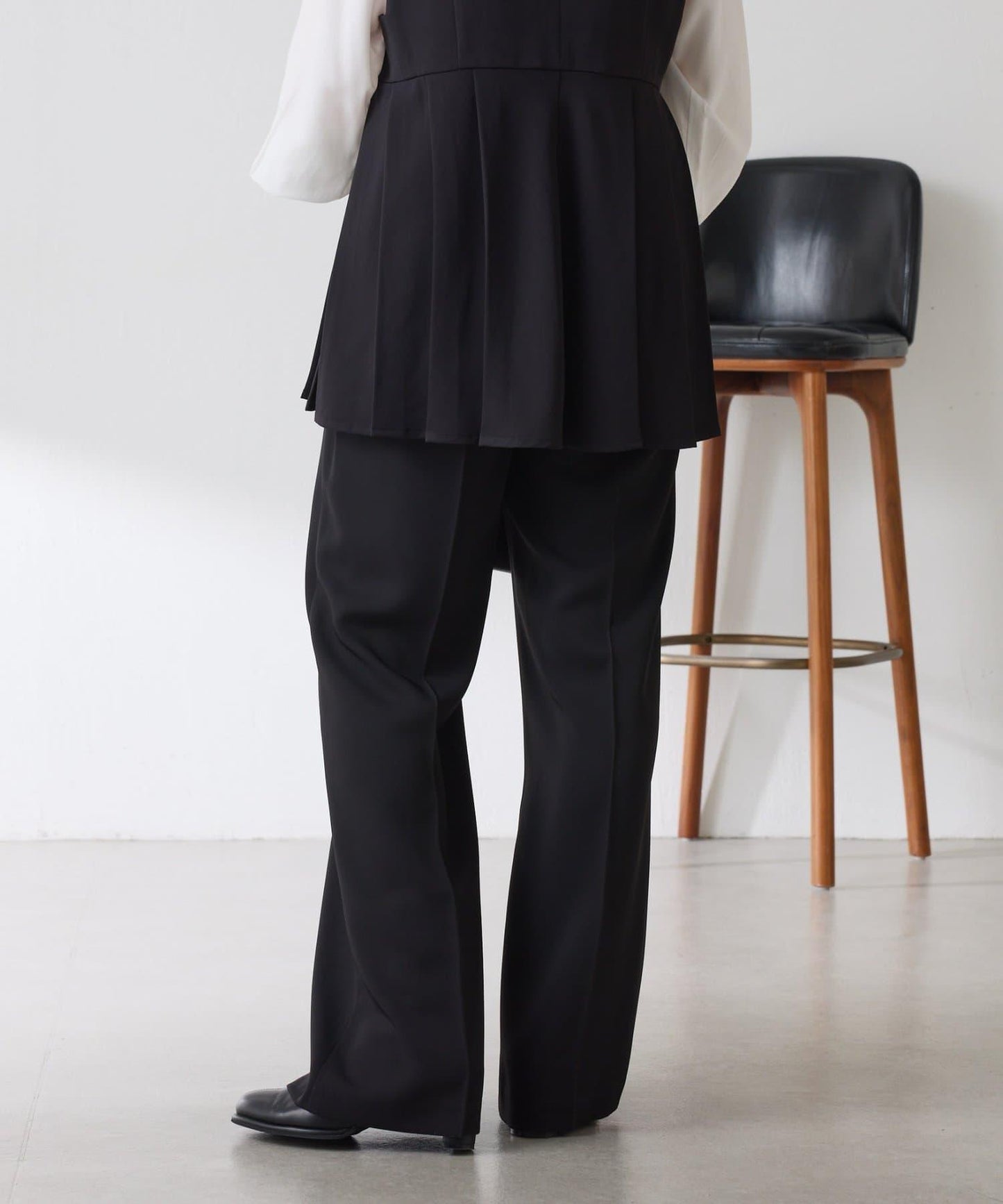 【2尺碼可選】斜紋喇叭褲/套裝/禮服